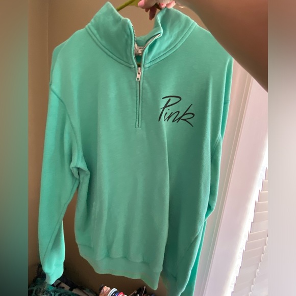 PINK Victoria's Secret Tops - PINK 1/4 zip crewneck